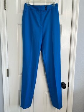 Indochino cerulean blue trouser pants newbury Jan 2025